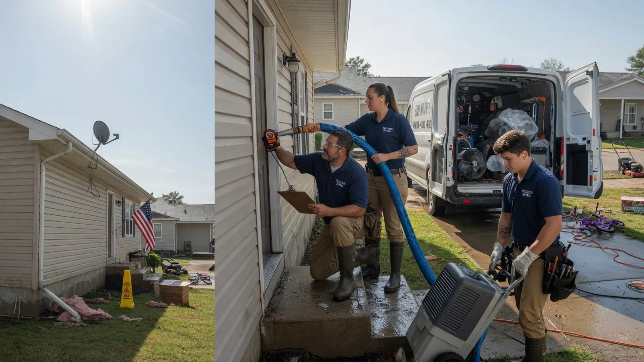 Ceiling Water Damage Restoration in Walcott, IA near me